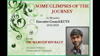 Glimpses of my Journey as Member Executive Council - Karachi University Teachers Society / 2022-2023