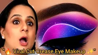 &ldquo;Parul Garg Inspired Galaxy Cut Crease Eye Makeup Tutorial | Bold Glitter Glam Look&rdquo;