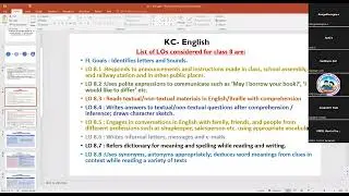 Interaction with KREIS Teachers on 8th Standard Assessment (KSQAAC) - ENGLISH