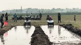 ATV kids mud race in Amaranth Manitoba 2023