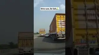 Renault Kwid Accident With Truck In Kanpur. So Plzz Drive Safe, Be Safe 🙏 #india #accident #traffic