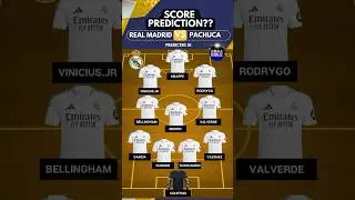 REAL MADRID vs PACHUCA: PREDICTED LINEUPS 🏆⚽ | FIFA Intercontinental Cup 2024&trade;