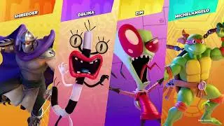 Request:Shredder/ Oblina/Zim Vs Michelangelo|Nickelodeon All-Star Brawl
