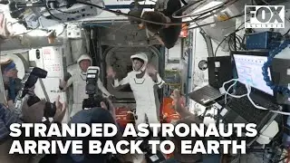Space Swap Stranded Crew Lands, Private Astronauts Arrive at ISS