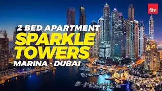 Stunning 2 Bed Apartment in Sparkle Towers 2, Marina - Dubai