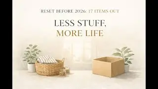 RESET BEFORE 2026: DECLUTTERING 17 BARANG UNTUK HIDUP MINIMALIS DAN FRUGAL