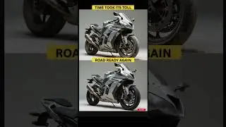 Kawasaki Ninja ZX 10R Before & After #BikeMods #Shorts