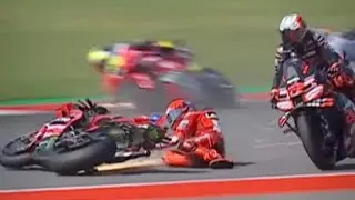 Kena kutukan!!😱😱Marc Marquez kembali gagal finish di MotoGP Mandalika😱😱