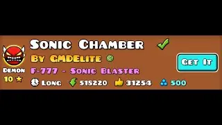 Sonic Chamber by GMDElite (Hard/Insane Demon) | Geometry Dash