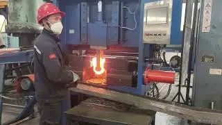 Super Big Shackle Production Line #forgingmachine #shackles #buckle #rollforging #heattreatment