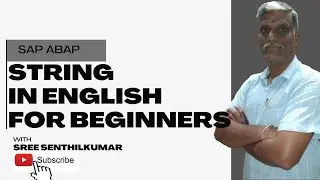 SAP ABAP String in Simple and Efficient in English #ABAP #ABAPENGLISH #sap