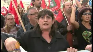Protest against austerity measures in Portugal