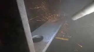 Torture chamber steel shot blasting 3 days of hell 600cfm @ 145.04 psi 10bar Confined space