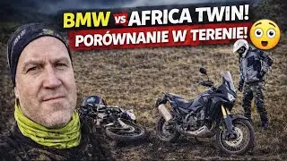 Test w realnym terenie ; Honda Africa 1100 ATAS , Transalp 750 i GS 1200 - Nie wszyscy dali radę