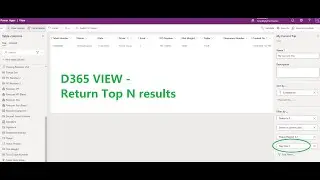 How to Limit the Maximum Number of Records in a D365 View (Top N) Using a Plugin