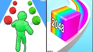 Rope Man vs Jelly Run 2048