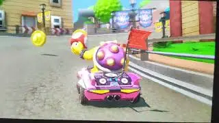 Mario Kart 8 Deluxe Adam vs Baby Mario Team Game at Chilmark Community Center