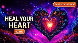528Hz Heart Healing | Cosmic Love Frequency | Deep Meditation Music