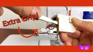 Putting on the Walking Foot - Bernette Sewing Machines