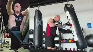 Working out at my awesome gym in Adelaide.