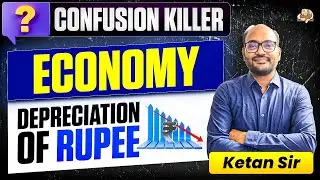 Rupee Depreciation in Indian Economy for UPSC| Causes, Impact, RBI Role, Depreciation vs Devaluation