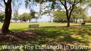 Walking The Esplanade in Darwin's CBD. (4k)