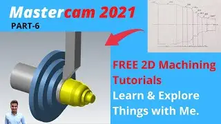Master-CAM Tutorials : 2D Machining Tutorials : Free Tutorials for Beginners- Part-6