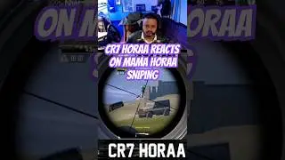 CR7 HORAA REACTS ON MAMA HORAA SNIPING KANDA 🤣😂 #cr7horaa #mamahoraa #sniping #kanda #reacts #shorts