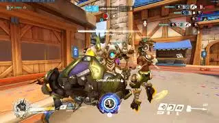 CLONEMAN16 DOMINATING AS REINHARDT! 35 ELIMS! 18K DMG! [ OVERWATCH SEASON 17 TOP 500 ]