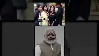 Girls reaction on Narendra Modi pic #funny #comedy #reaction #girls