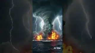 ✅ Statue of Liberty DESTROYED?! Mega Tornado Ends Freedom 🌪️🗽 | SHOCKING AI Simulation