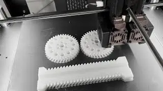 Raise3d Pro3 Hyper FFF printing ABS gears