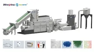 LDPE LLDPE Film Granulating Machine Line