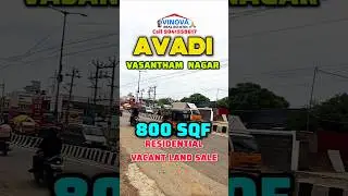 Avadi - Govardhanagiri 800 sqf Residential vacant land for sale |South facing - 20 feet road #Avadi
