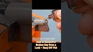 How to Remove a Broken Key from a Lock &ndash; Easy DIY Fix! #shorts #hack #tips #viral #ytshorts #new