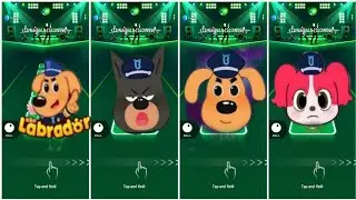 Sheriff Labrador 🆚Police Officer 🆚 Sheriff Papillon 🆚 Sheriff Labrador 🎶 Tiles Hop EDM Rush
