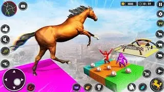 GT ANIMAL SIMULATOR RACING AND RAGDOLLS CHALLENGE JUMP || GAMEZO WORLD PART-4 #viral