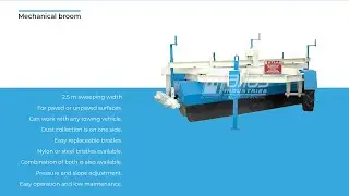 Tractor mounted road sweeper - Road cleaning machine Botswana
