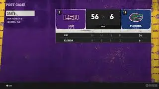 #2 LSU v. #14 Florida | #GeauxTigers | CFB26 Dynasty