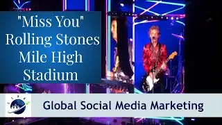 Rolling Stones Miss You No Filter Mile High Stadium 2019