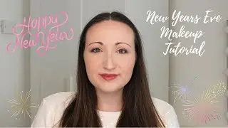 Drugstore New Year&rsquo;s Eve Makeup Tutorial 2025 | Sparkly Eyes & Nude Lips