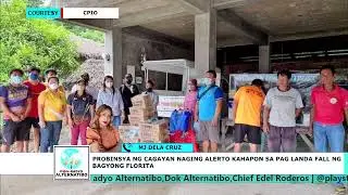 PROBINSYA NG CAGAYAN NAGING ALERTO KAHAPON SA PAG LANDA FALL NG BAGYONG FLORITA