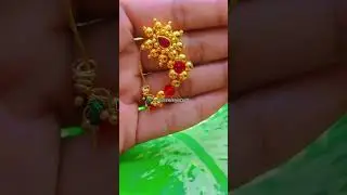 Golden nath golden look denari #handcraftedjewellery #necklace #accessories#wedding #goldaccessories