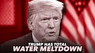 Trump Interrupts His Own Tirade To Rant About Water