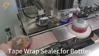 Tape Wrap Sealer for Bottles,Bottle Neck Taping Machine,Adhesive Tape Sealing Equipment(2025)