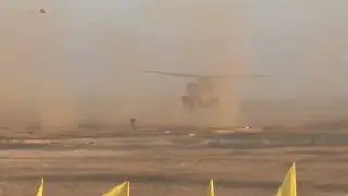 🇮🇱 Sikorsky CH-53 helicopter @ Reim Military base in Israel / hostage release morning 07:15 hours 