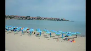 Пляж Хармани в Созополе. Болгария