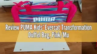 Review PUMA Kids' Evercat Transformation Duffel Bag, Pink/Multi, One Size