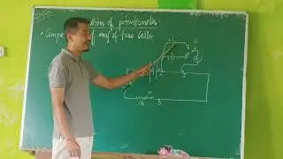 Application of potentiometer.Comparing emf of two cells. #physics #students #science