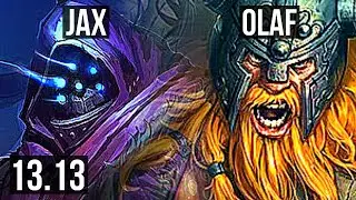JAX vs OLAF (TOP) | 6/1/4, Dominating, Rank 15 Jax | EUW Challenger | 13.13